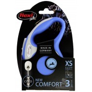 Nyörillinen kelatalutin Flexi Comfort XS (8kg) sininen 3m