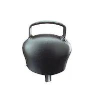 Lehmänkello musta 64mm