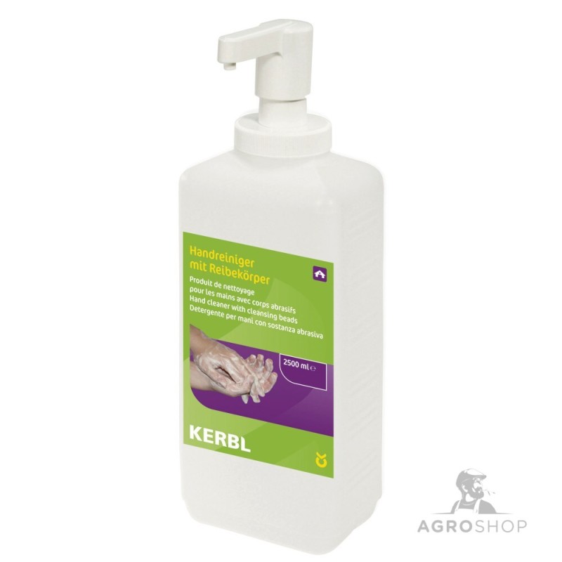 Käsienpuhdistusaine Kerbl 2,5 l pumpulla