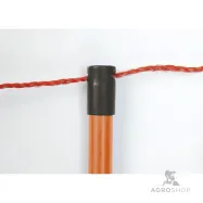 Sähköistettävä aitaverkko AKO OviNet lampaille 1,08x50 m jalkatuella, oranssi