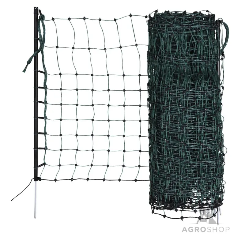 Kaniverkko 25 m × 65 cm, yksipiikkinen, vihreä