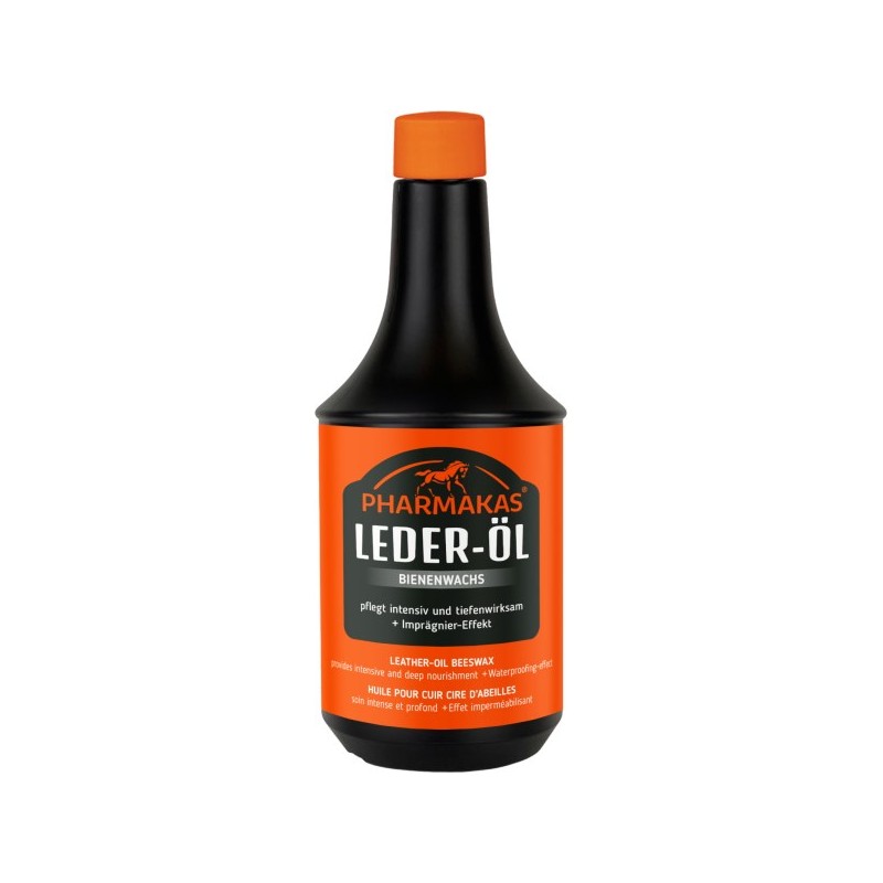 Mehiläisvahaa sisältävä nahkaöljy Leatherfit-oil 1l