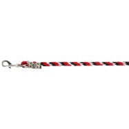 Lead rope Mustang, carabine, red/black/white