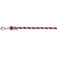 Lead rope Mustang, panic-hook, red/black/white