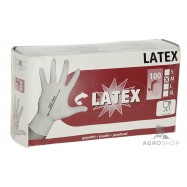Kertakäyttökäsineet Latex S 100 kpl