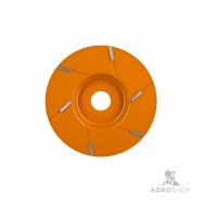 Kavioiden/sorkkien vuolulaikka P6, oranssi Ø125mm