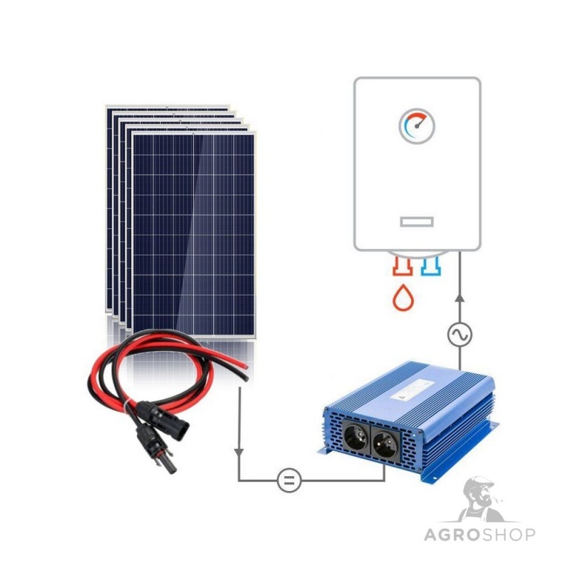 Kattilan lämmityssarja SolarBoost ECO MPPT-3000 muunnin + 5x280W