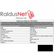 Paalausverkko RaldusNet Premium 12gm 1,23x2000m