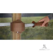 Veräjäjärjestelmä AKO Premium FLEXIGATE Recycled 40mm aitanauhalla 6m