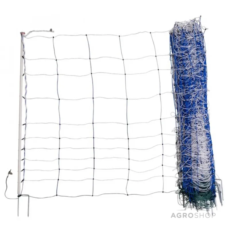 Sähköpaimenen aitaverkko AKO TitanNet susien torjuntaan 1,45x50m jalkatuella