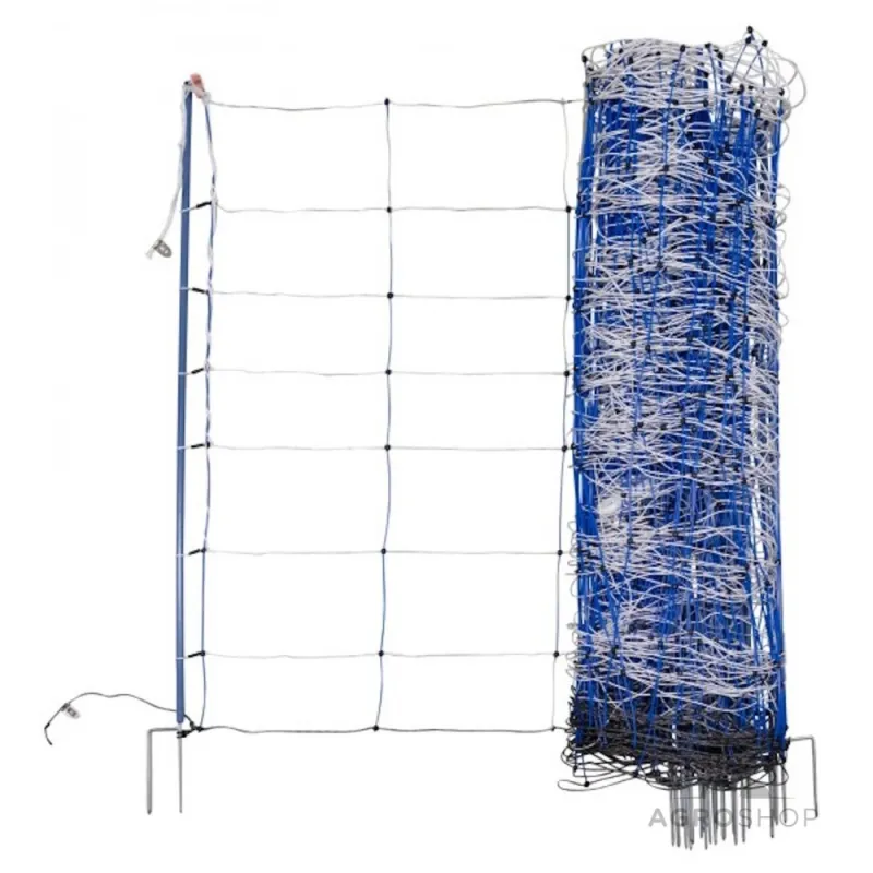 Sähköaitaverkko TitanNet Premium Plus lampaille 1,08x50m jalkatuella