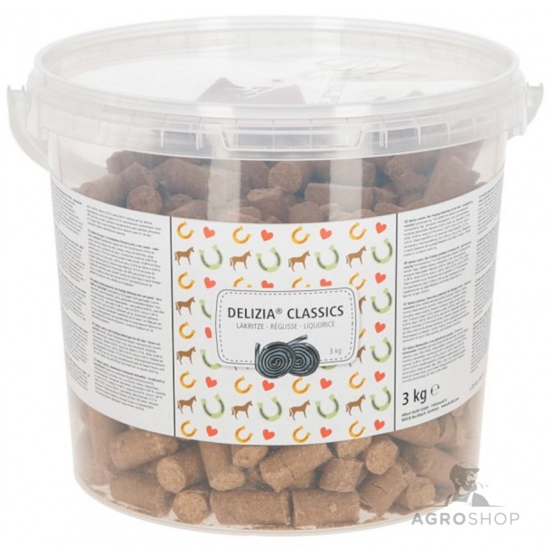 Hevosten makupalat Delizia Liquorice 3kg