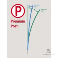 Sähköistettävä verkko PoultryNet Premium 1,06x25m kanoille, 2-piikkinen