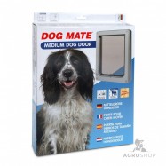 Dog Mate 2-suuntainen luukku, valkoinen