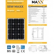 Aurinkokenno MAXX 55W yksikiteinen