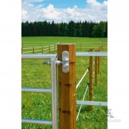 Fence gate 3-4 m, adjustable, height: 90 cm, galvanized