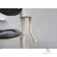 Wall-mounted cat tree Dolomit   2.0 Tofana 160x(75)cm, grey