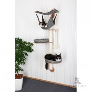 Wall-mounted cat tree Dolomit   2.0 Tofana 160x(75)cm, grey