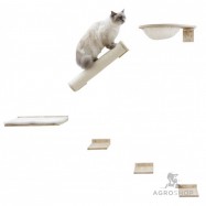 Climbing Wall Rocky for Cats, 6-TK, natural/white