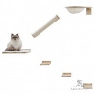 Climbing Wall Rocky for Cats, 6-TK, natural/white