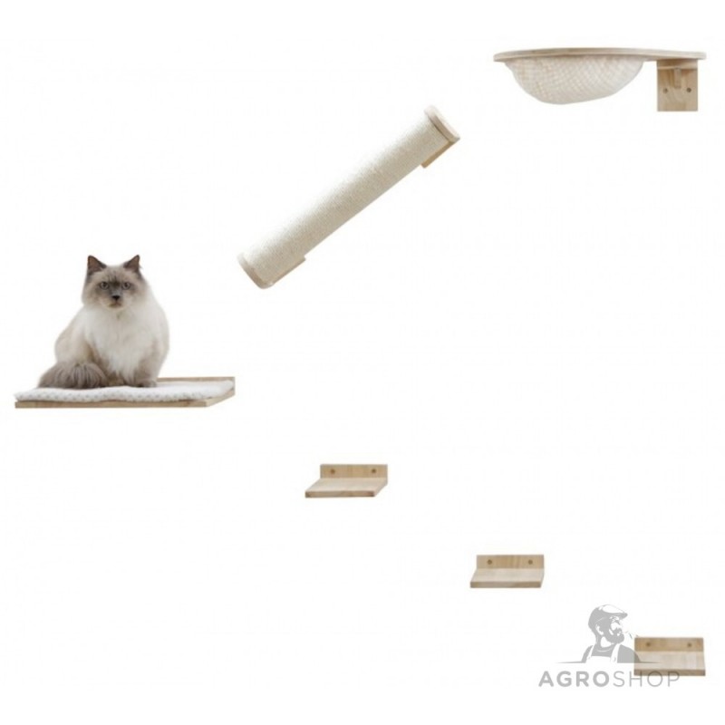 Climbing Wall Rocky for Cats, 6-TK, natural/white