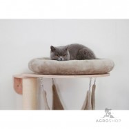 Wall Cat Tree Dolomit Grappa 80x53x204, taupe