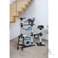 Kissan raapimapuu Creativ 150 cm, antrasiitti/sininen/valkoinen