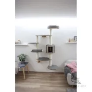 Seinään kiinnitettävä raapimapuu Dolomit XL Tofana 185 cm, harmaa