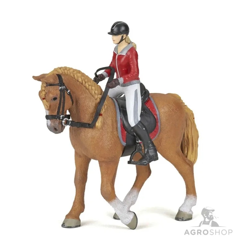 PAPO mallihevonen Walking Horse and Horsewoman