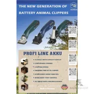 Karvanleikkuukone Lister Profi Line Akku Cattle