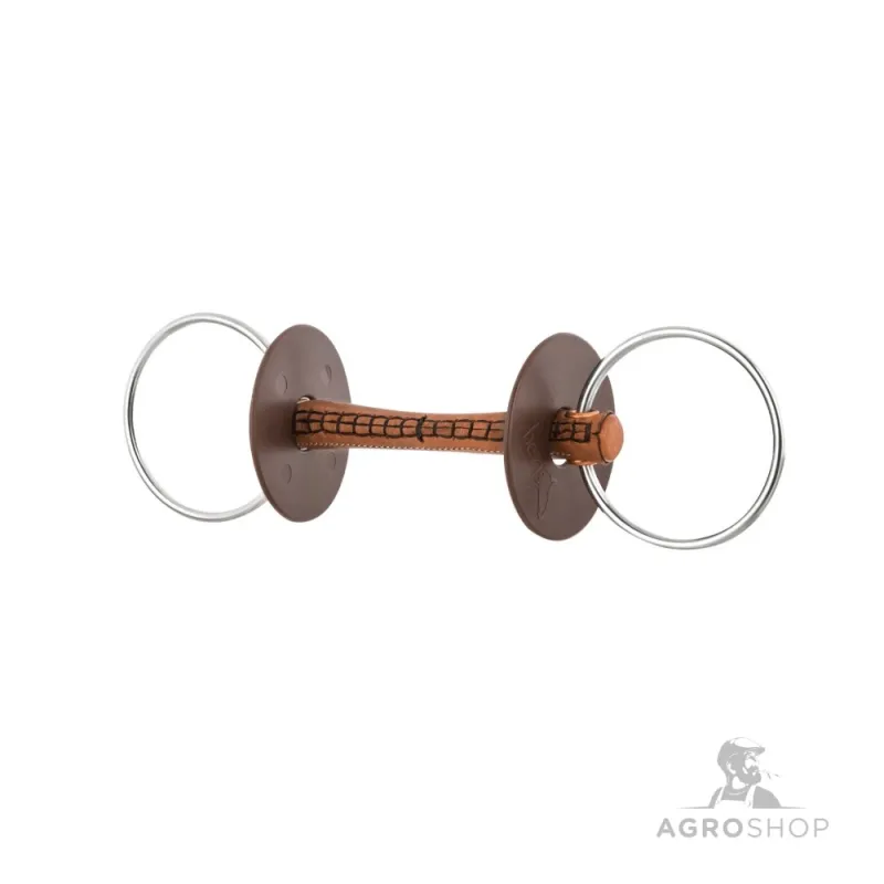Suorakuolain Leather Bar Snaffle 20mm/7.5cm Beris