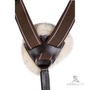 Rintaremmi martingaali Lambswool HKM