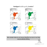 Satulavyö Comfort Elastic Oiled Leather Kavalkade