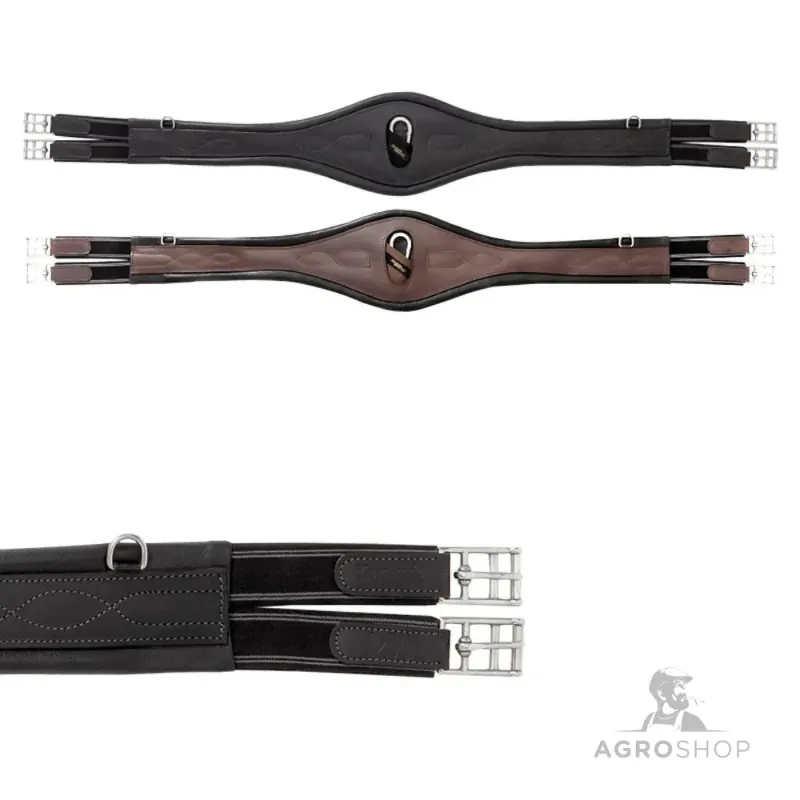 Satulavyö Comfort Elastic Oiled Leather Kavalkade