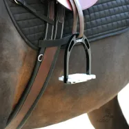 Satulavyö Comfort Elastic Oiled Leather Kavalkade