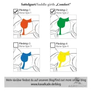 Koulusatulavyö Soft Leather Comfort Kavalkade