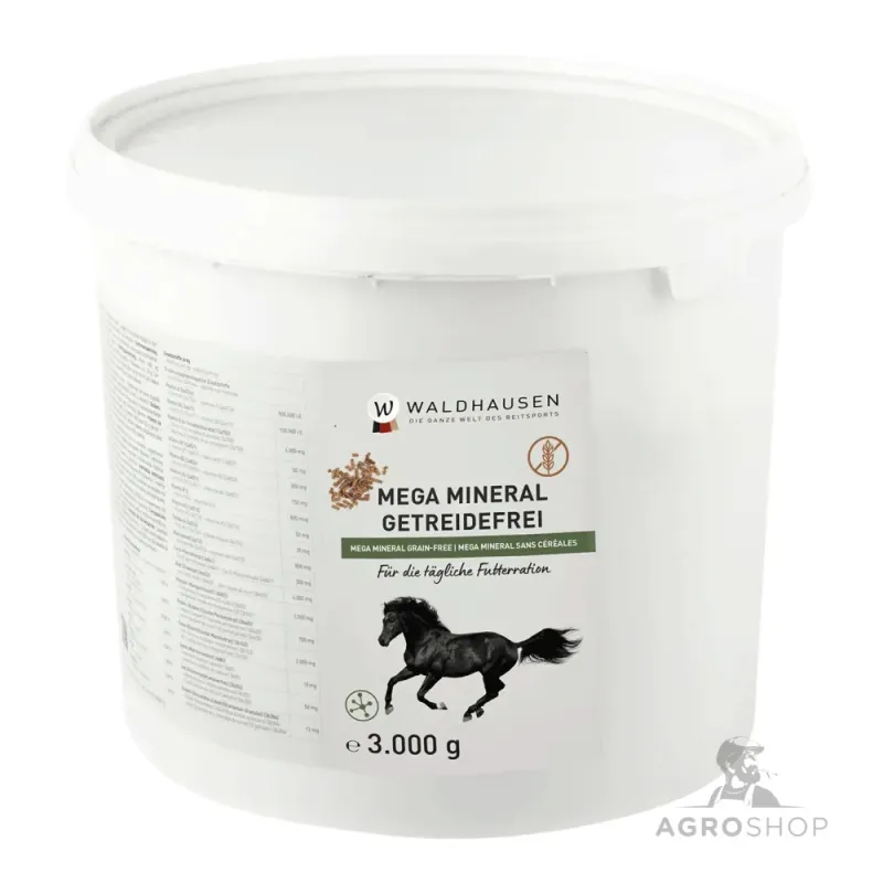 Täydennysrehu Mega Mineral Grain-Free Waldhausen 3kg