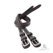 Kannusremmit Stitching Kavalkade musta