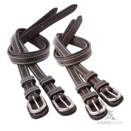 Kannusremmit Stitching Kavalkade musta