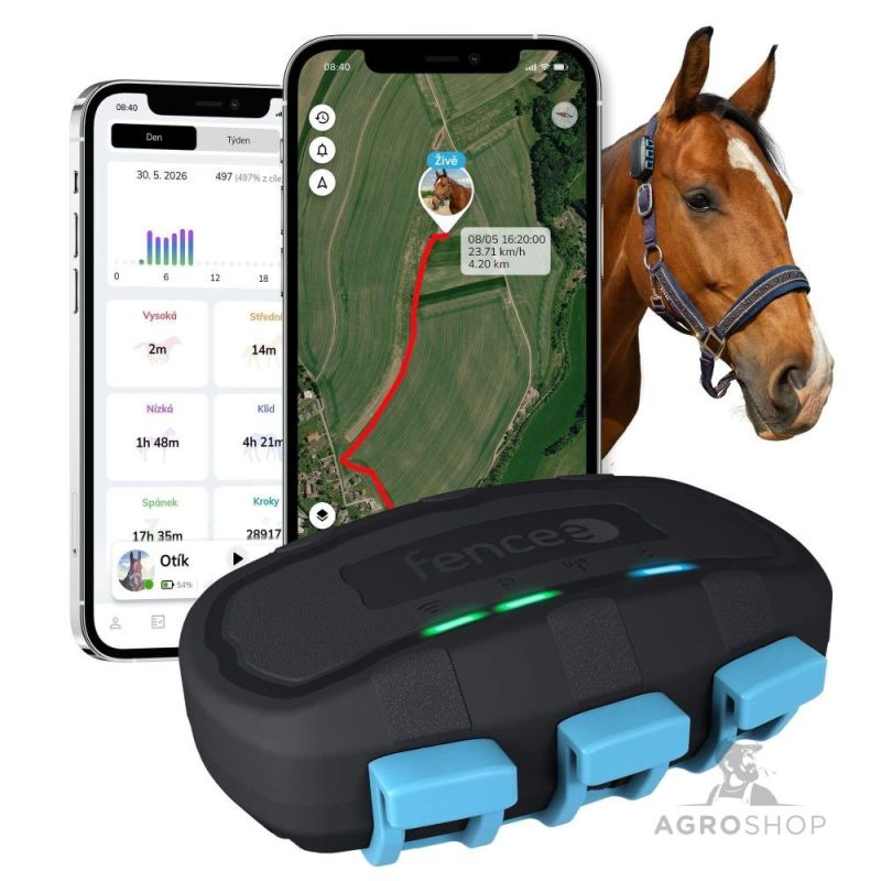 GPS-paikannin hevosille FENCEe EquiGPS Track, musta