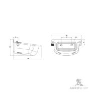 Kerbl uimurijuomakuppi S1098 mitat