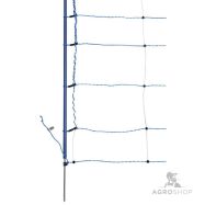 Sähköistettävä aitaverkko AKO TitanNet Premium XBraid susisuojaksi 1,22x50 m yksikärkisellä piikillä
