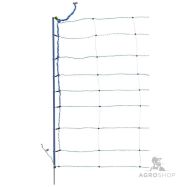 Sähköistettävä aitaverkko AKO TitanNet Premium XBraid susisuojaksi 1,22x50 m yksikärkisellä piikillä
