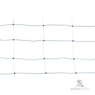 Sähköistettävä aitaverkko AKO TitanNet Premium XBraid susisuojaksi 1,22x50 m yksikärkisellä piikillä