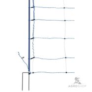 Sähköistettävä aitaverkko AKO TitanNet Premium XBraid susisuojaksi 1,22x50 m jalkatuella