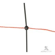 Sähköistettävä aitaverkko TitanLight lampaille 1,08x50 m jalkatuella