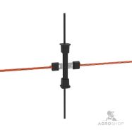 Sähköistettävä aitaverkko TitanLight lampaille 1,08x50 m jalkatuella
