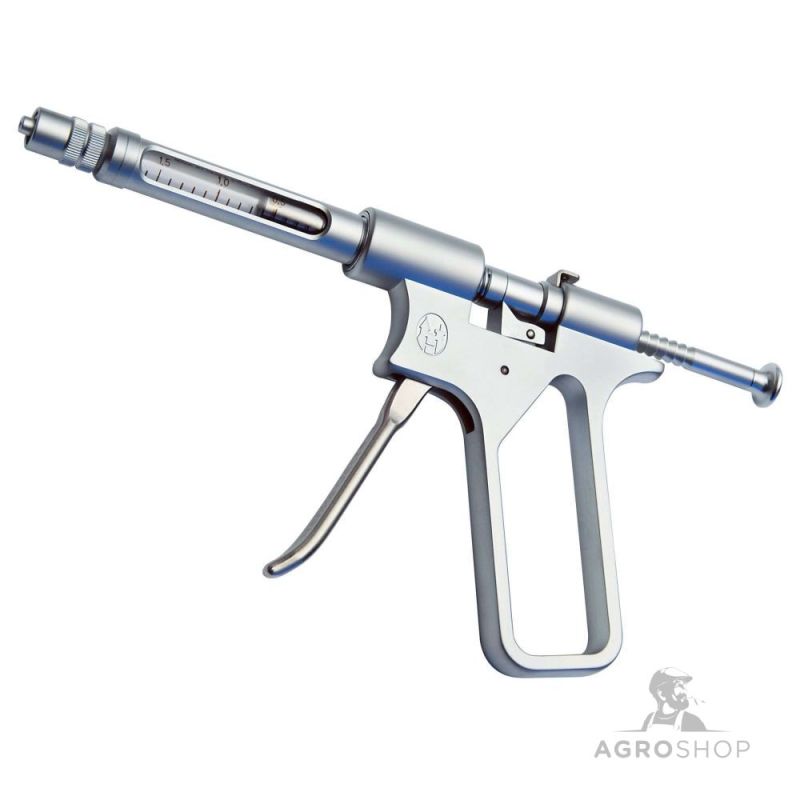 Rokotusruisku HSW Roux-Revolver® 50ml kierreliitännällä, jatkeella, 1–5ml