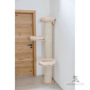 Kiipeilypuu Dolomit Tower Ø 38 cm, korkeus 187 cm, beige
