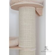 Kiipeilypuu Dolomit Tower Ø 38 cm, korkeus 187 cm, beige